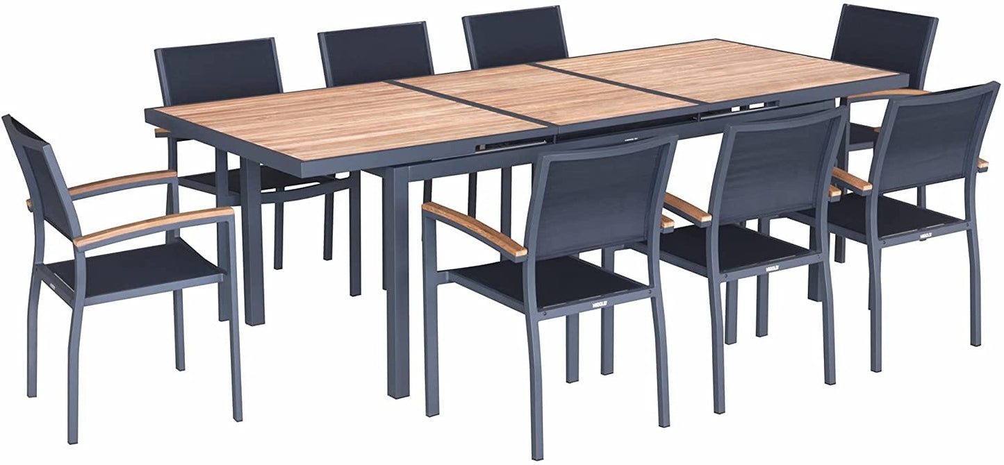 HiGold Mucchio Extension Dining Set - Kitchen King Direct