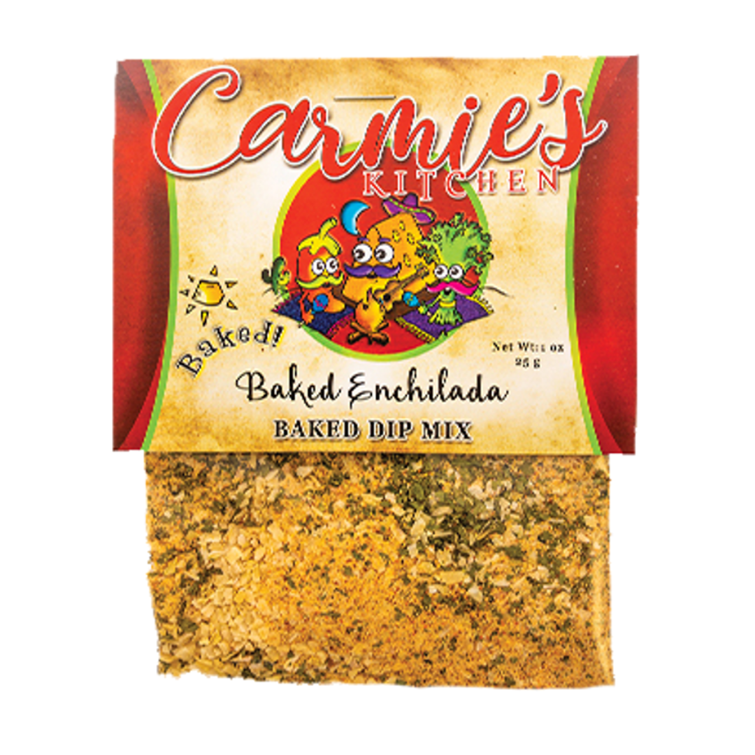 Dive into Flavor Paradise with Carmie's Kitchen Baked Enchilada Dip Mix