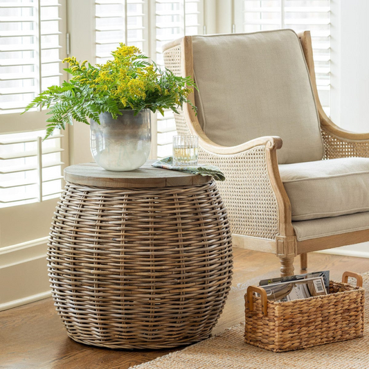 Chic Simplicity: Unveiling the Parkhill Collection Rattan Side Table