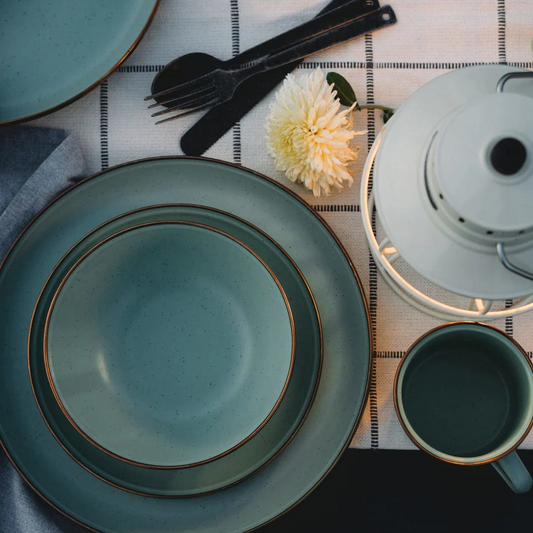 Rustic Elegance Meets Outdoor Durability: Unveiling the Barebones Enamelware Dining Collection