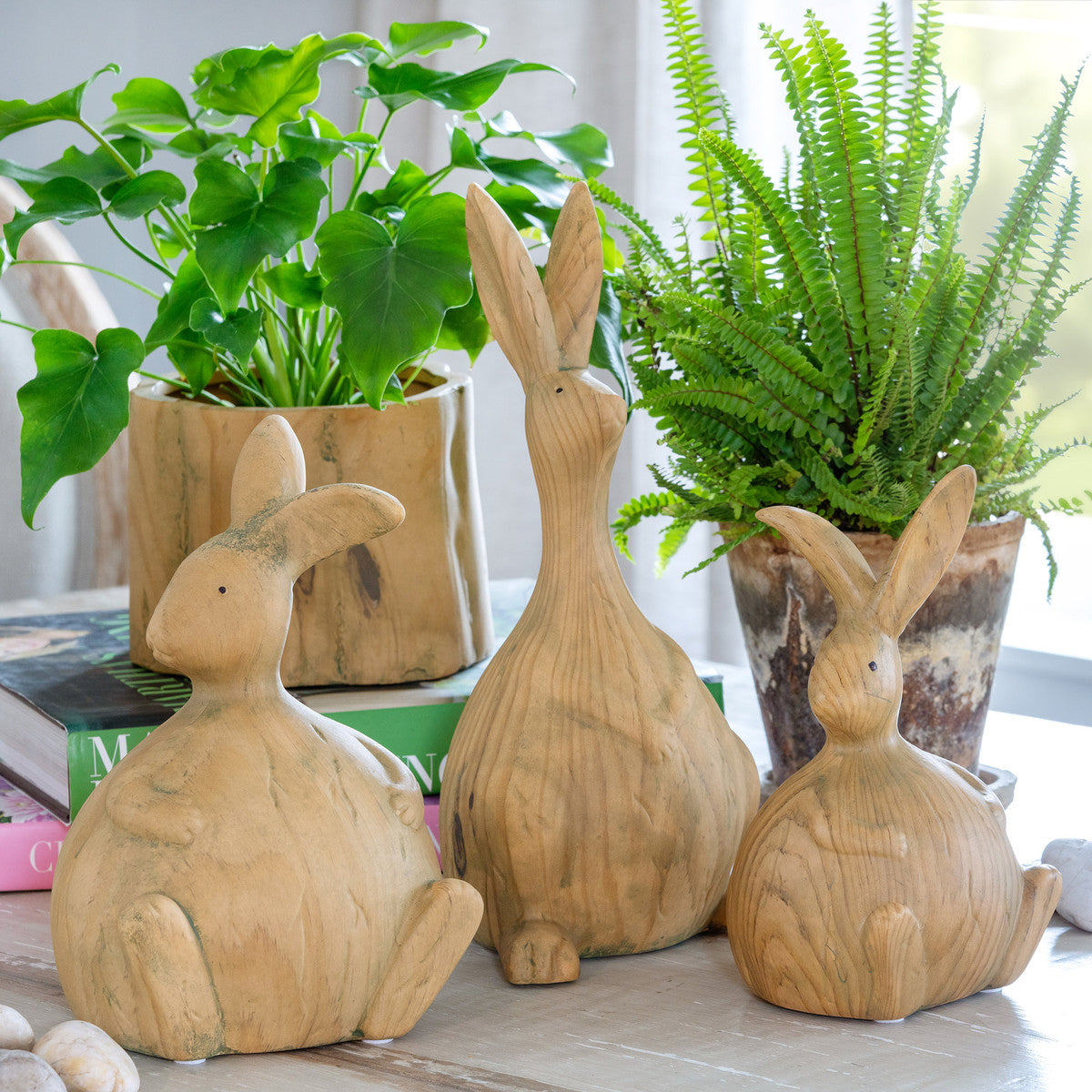 Parkhill Collection Faux Bois Thumper Bunny