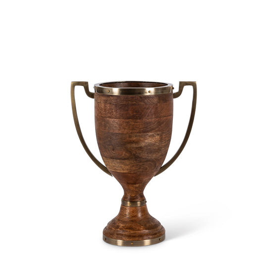 Parkhill Collection Wood and Metal Trophy Urn