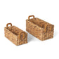 Parkhill Collection Woven Water Hyacinth Rectagle Storage Basket