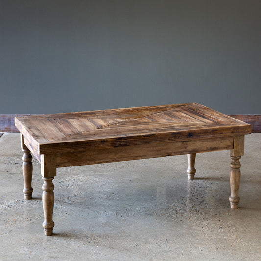 Parkhill Collection Reclaimed Wood Low Fixture Table