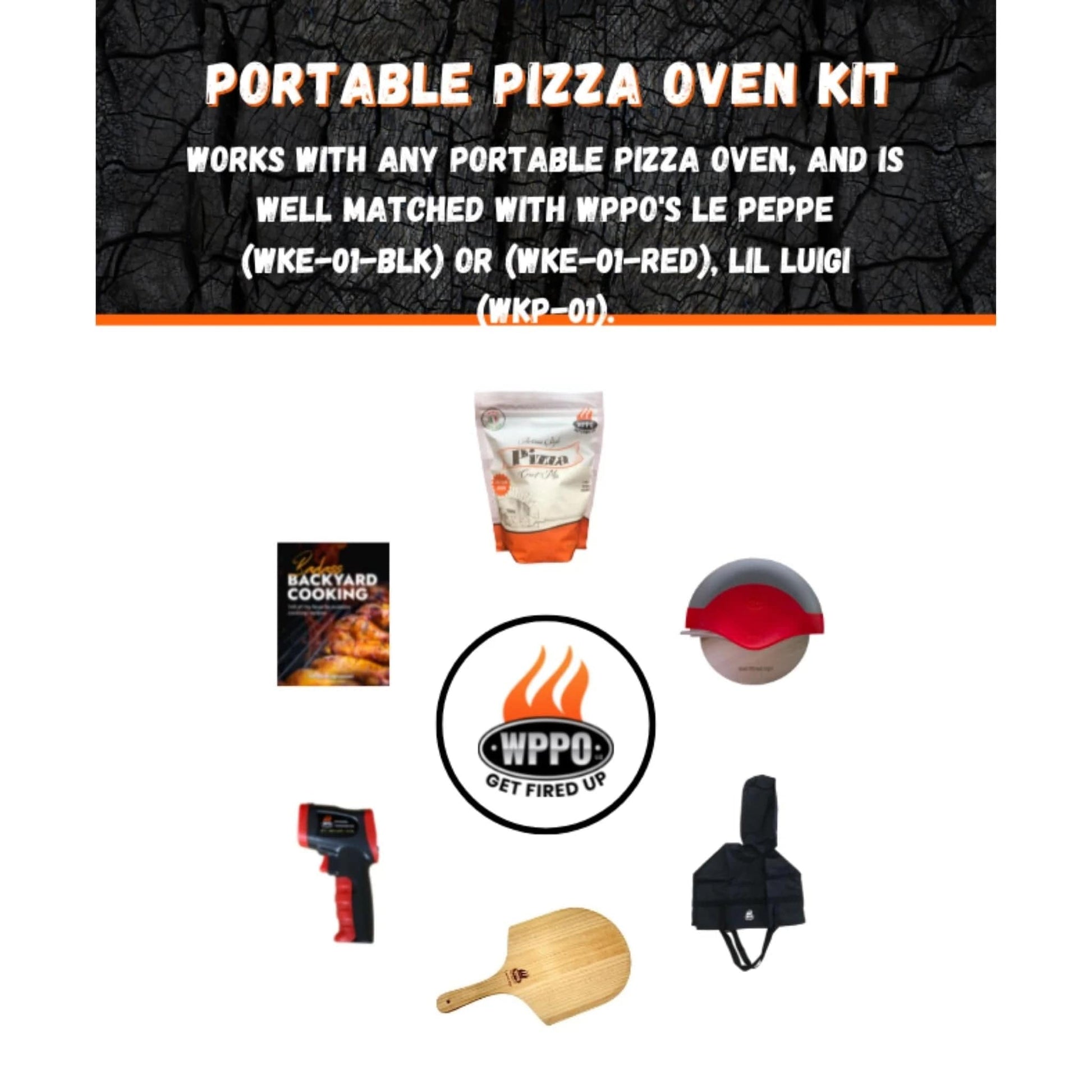 WPPO Portable Pizza Oven Accessory Kit - Kitchen King Direct