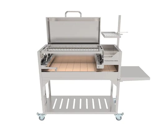 TAGWOOD BBQ Argentine Santa Maria Wood Fire & Charcoal Grill with Top Lid - Kitchen King Direct