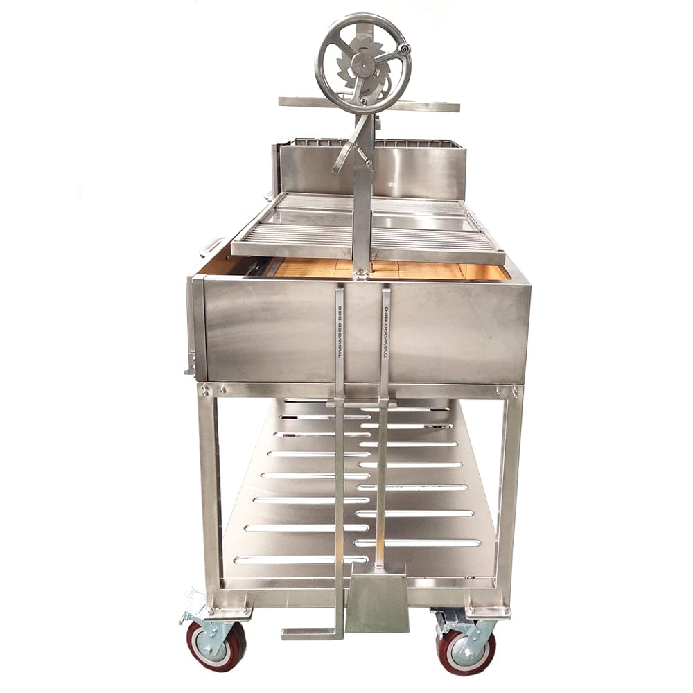 TAGWOOD BBQ Double Argentine Santa Maria Wood Fire & Charcoal Grill Open Fire - Kitchen King Direct