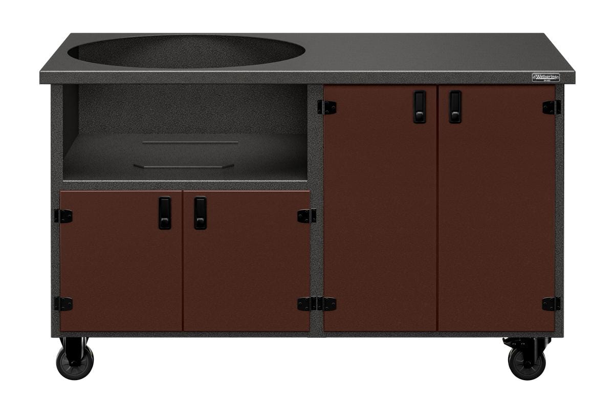Wellspring Primo Kamado Two Section Four Door - Kitchen King Direct