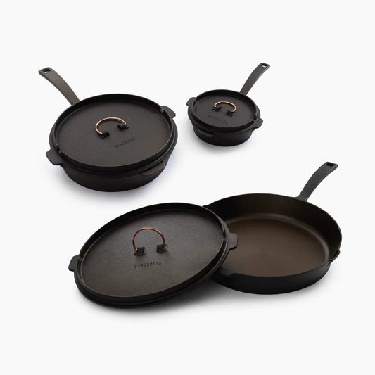 Barebones All-in-One Cast Iron Skillet - Kitchen King Direct