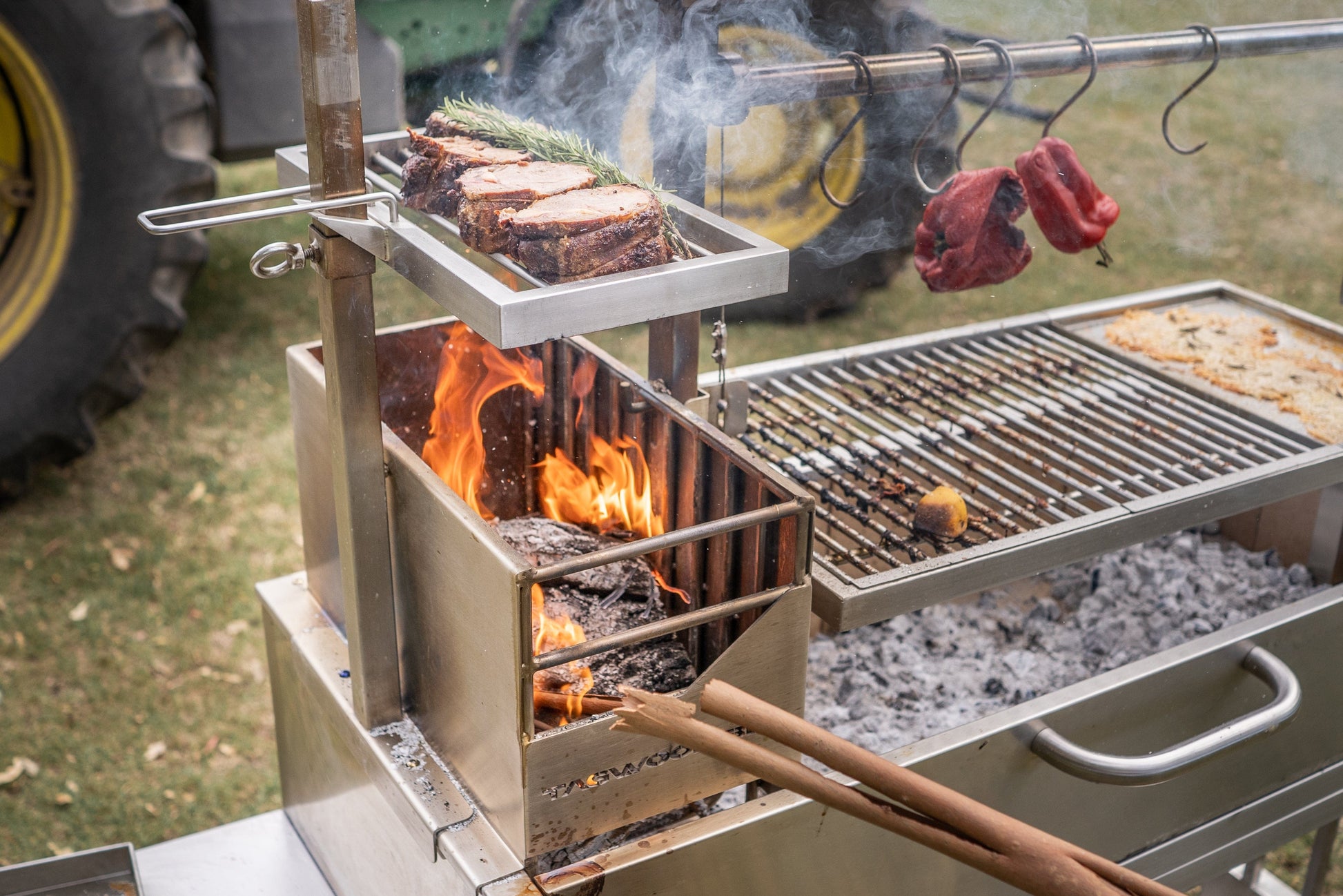 TAGWOOD BBQ Height Adjustable Secondary Grate - Kitchen King Direct