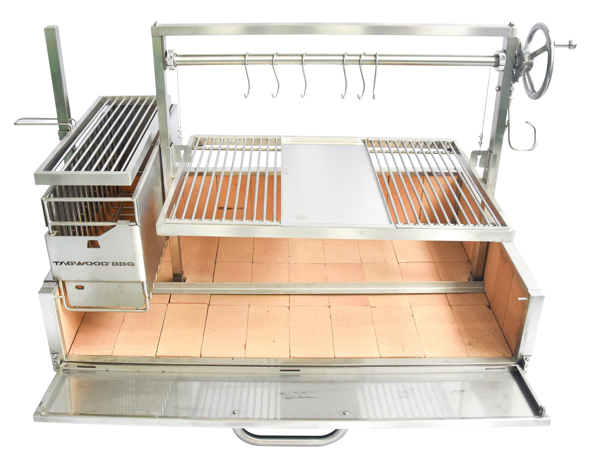 TAGWOOD BBQ XL Built-In Argentine Wood Fire & Charcoal Grill Open Fire - Kitchen King Direct