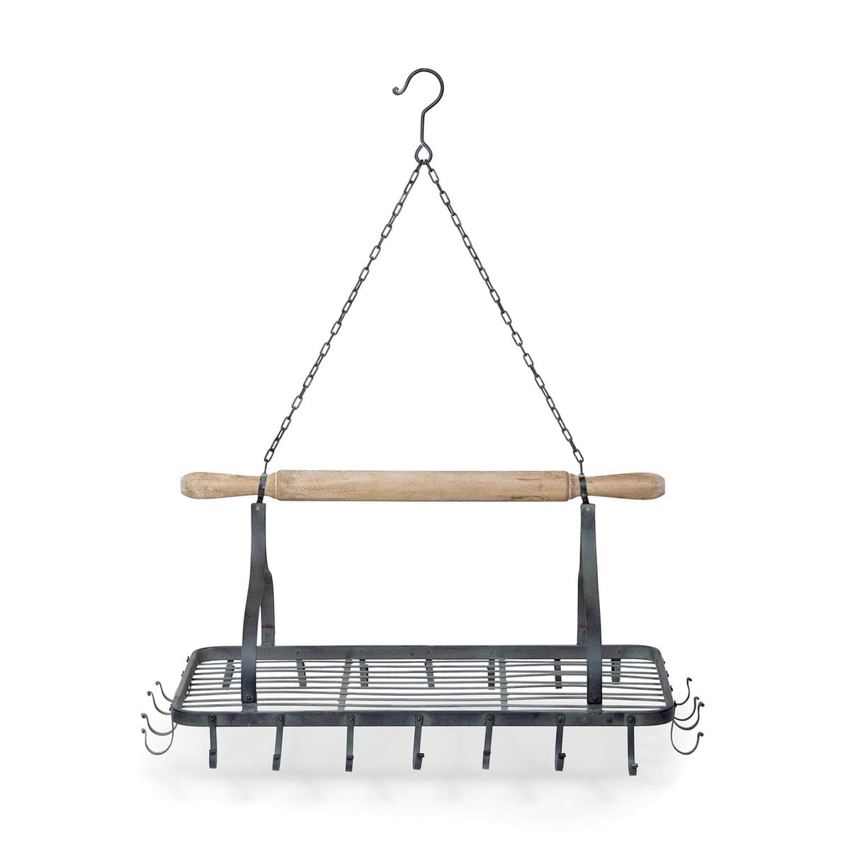 Parkhill Collection Hanging Rolling Pin Pot Rack - Kitchen King Direct