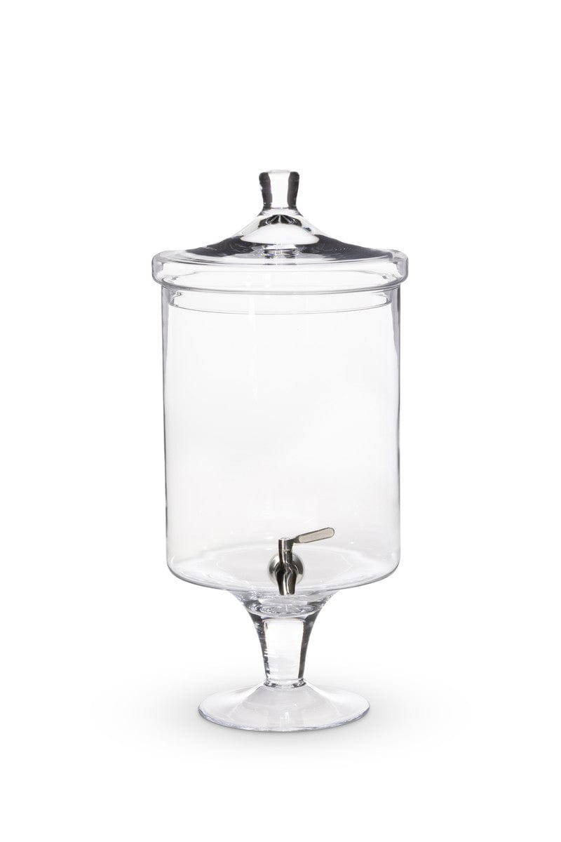 Parkhill Collection Sleek Crystal Beverage Dispenser, 12qt. - Kitchen King Direct