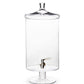 Parkhill Collection Sleek Crystal Beverage Dispenser, 8qt. - Kitchen King Direct