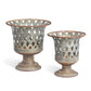 Parkhill Collection Woven Metal Classic Urn, Set of 2 - Kitchen King Direct