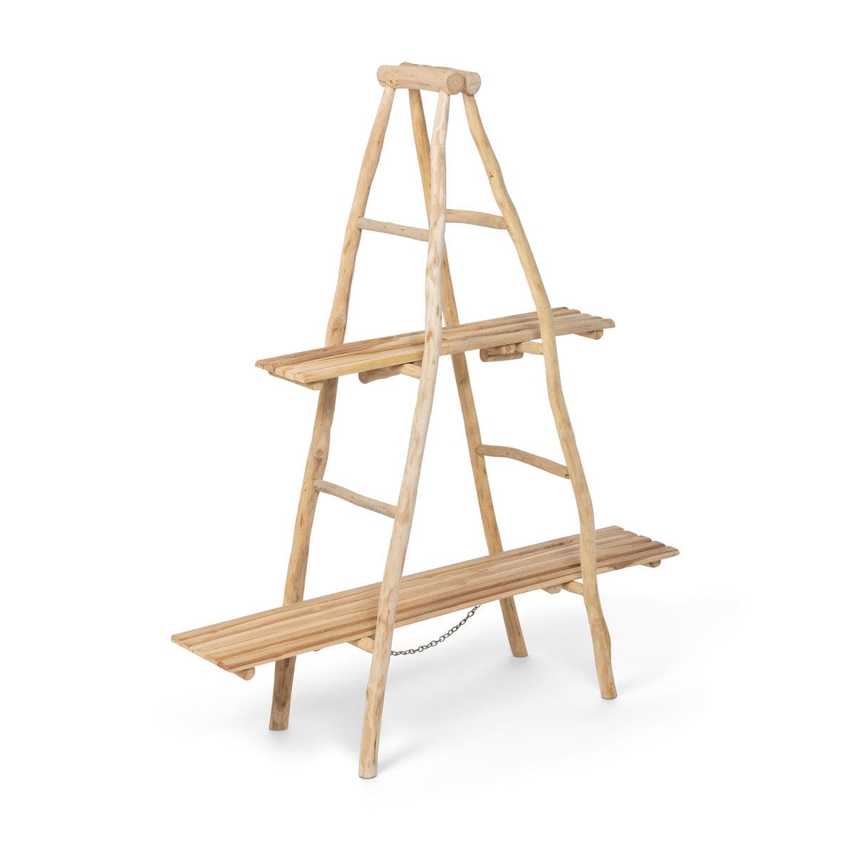 Parkhill Collection Natural Ladder Display Shelf - Kitchen King Direct