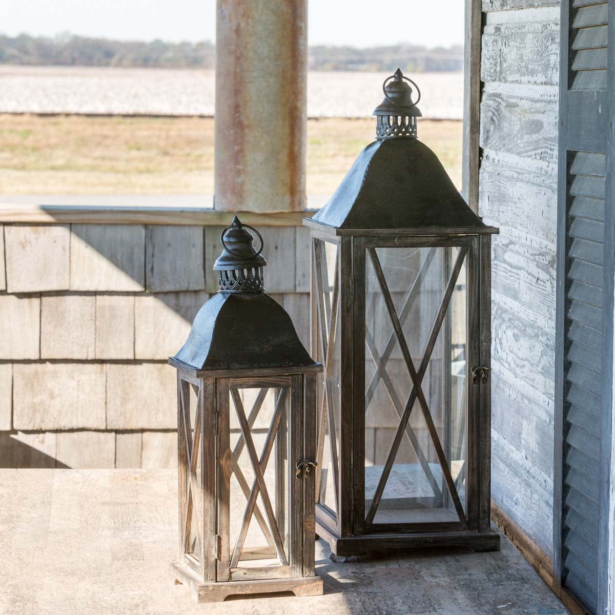 Parkhill Collection Country Club Lanterns, Set of 2 - Kitchen King Direct