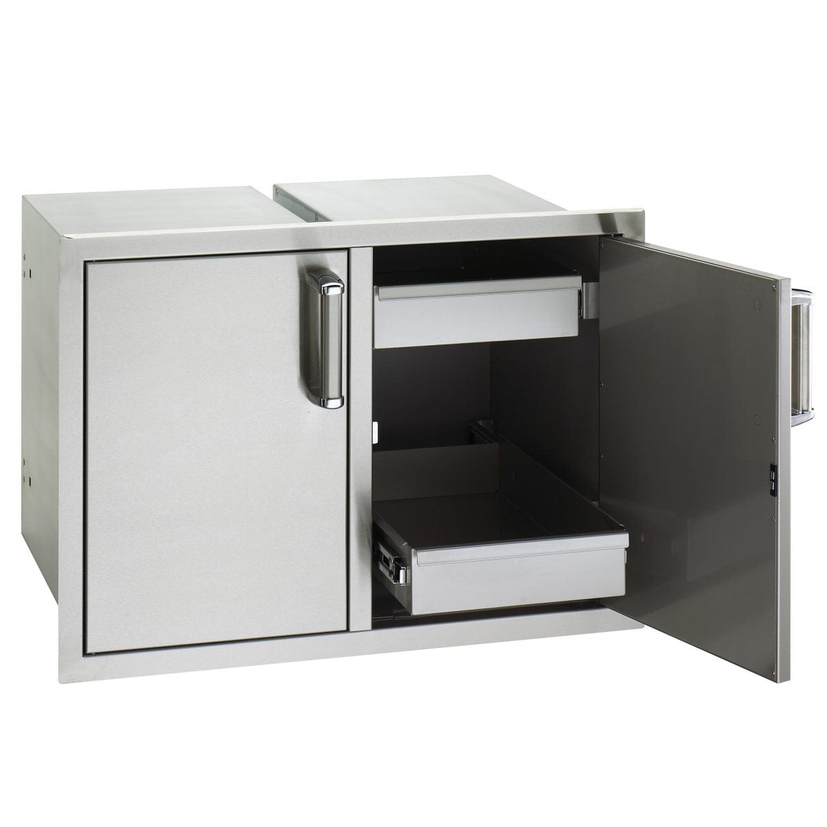 Fire Magic Flush Double Doors with Dual Drawers - Kitchen King Direct