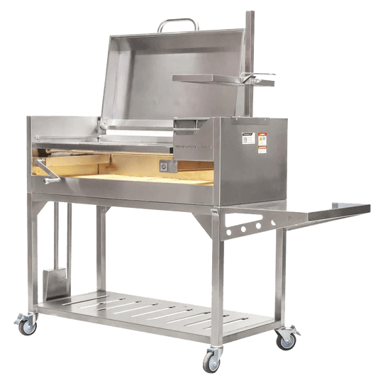 TAGWOOD BBQ Argentine Santa Maria Wood Fire & Charcoal Grill with Top Lid - Kitchen King Direct