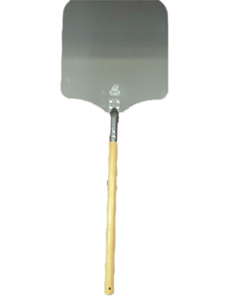 WPPO 14"x16"x38" Aluminum Blade with Wooden Handle, total length is 96cm - Kitchen King Direct