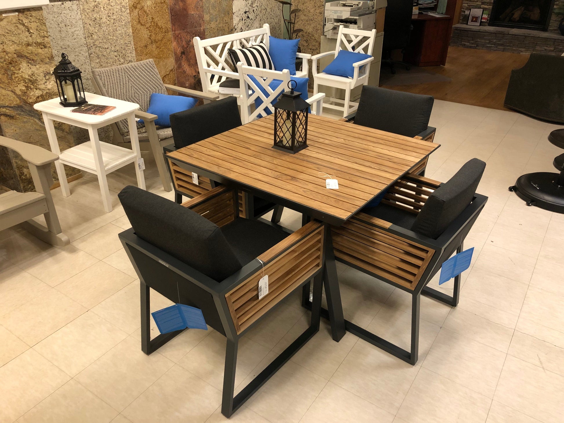 HiGold Manhattan - NY Square Dining Set - Kitchen King Direct