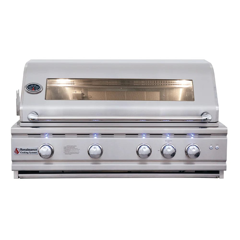 The Renaissance Cooking Systems - 38" Cutlass Pro Series Built-In Grill with Window - Kitchen King Direct