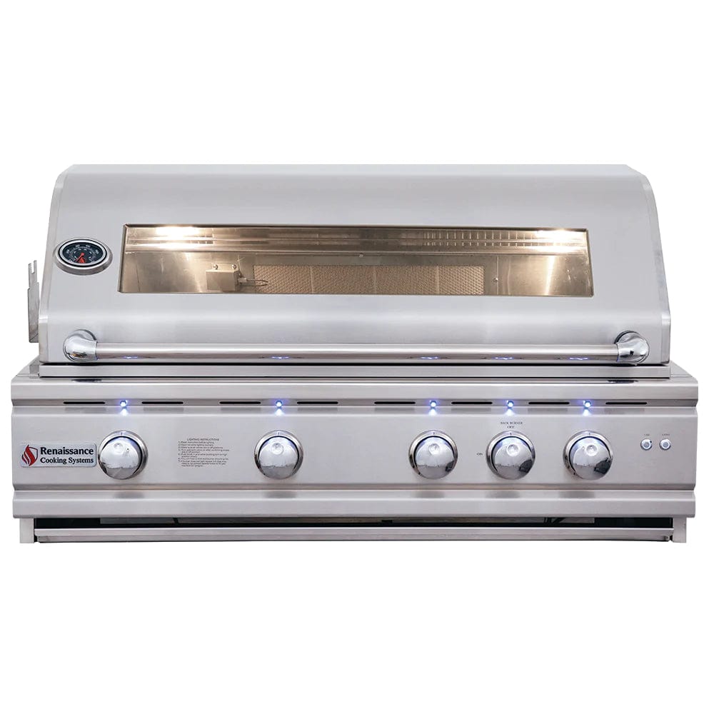The Renaissance Cooking Systems - 42" Cutlass Pro Series Built-In Grill w/ Window - Kitchen King Direct