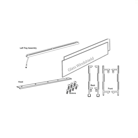 The Renaissance Cooking Systems - 60" Cedar Creek Fireplace See-Thru Kit - Kitchen King Direct