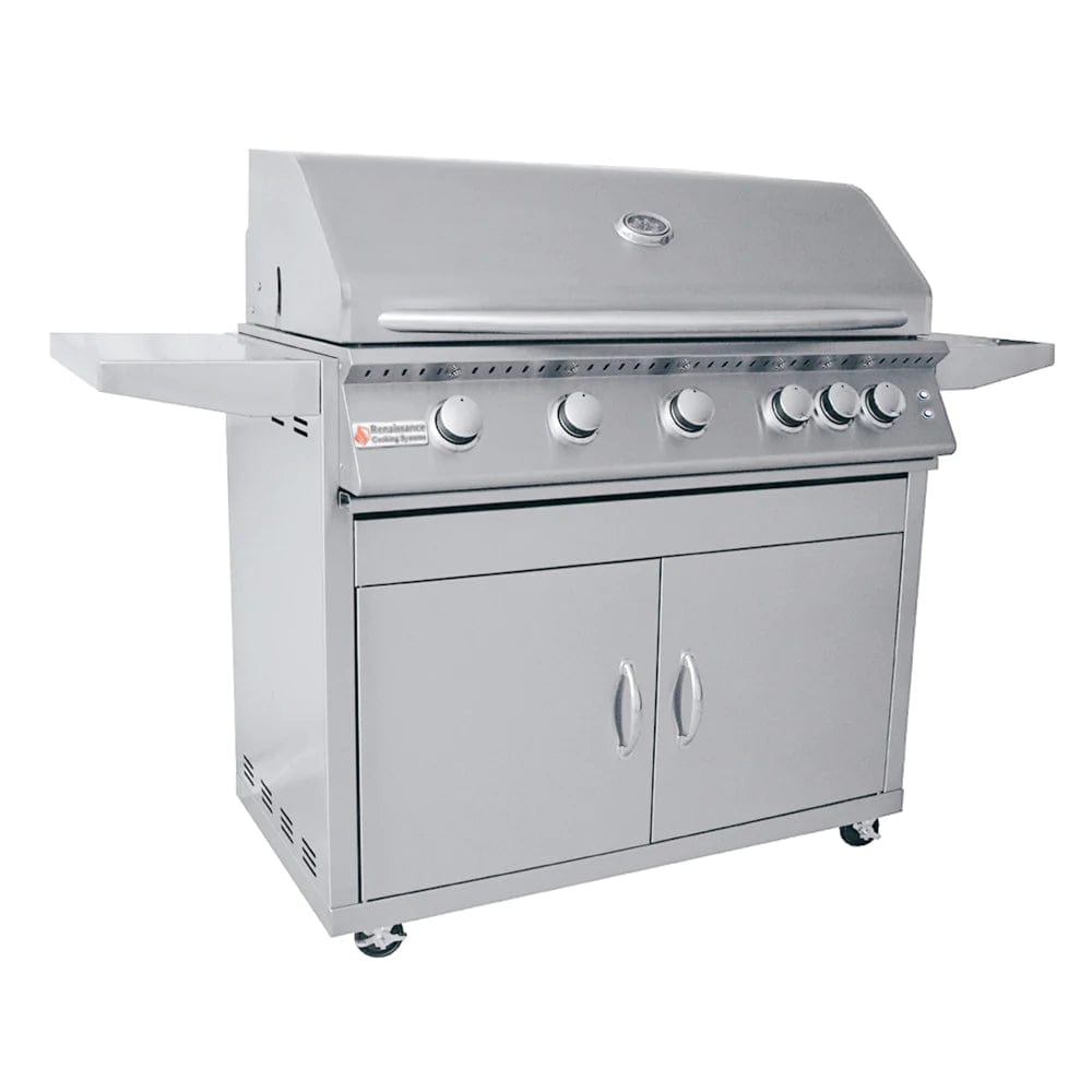 The Renaissance Cooking Systems - 40" Premier "L" Series Portable Grill - Kitchen King Direct