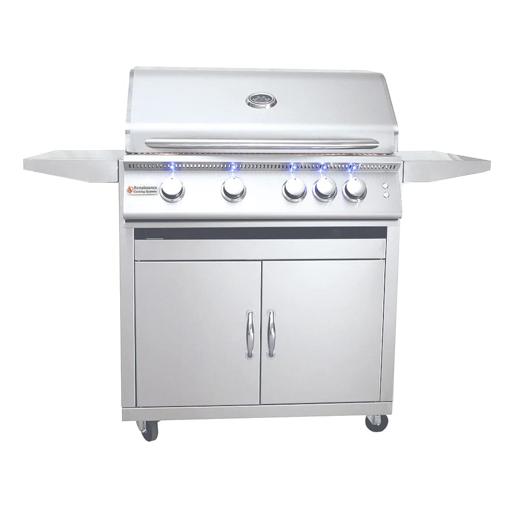 The Renaissance Cooking Systems - 32" Premier "L" Series Portable Grill - Kitchen King Direct