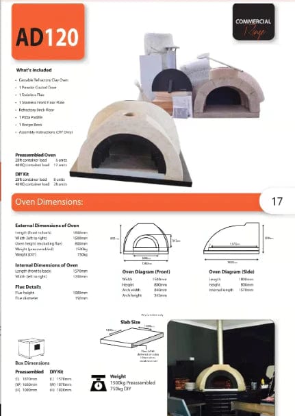 WPPO DIY Tuscany Wood Fired Oven - Kitchen King Direct