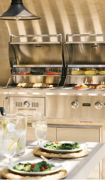 Coyote 50″ Hybrid Grill - Kitchen King Direct