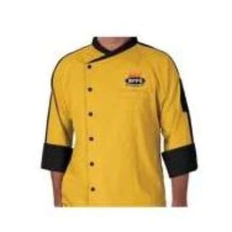 WPPO Chef Coat Yellow - Kitchen King Direct